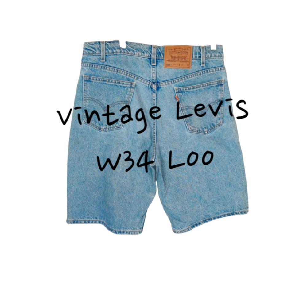 Vintage Levis 550 Orange Tab Mens Jean Shorts